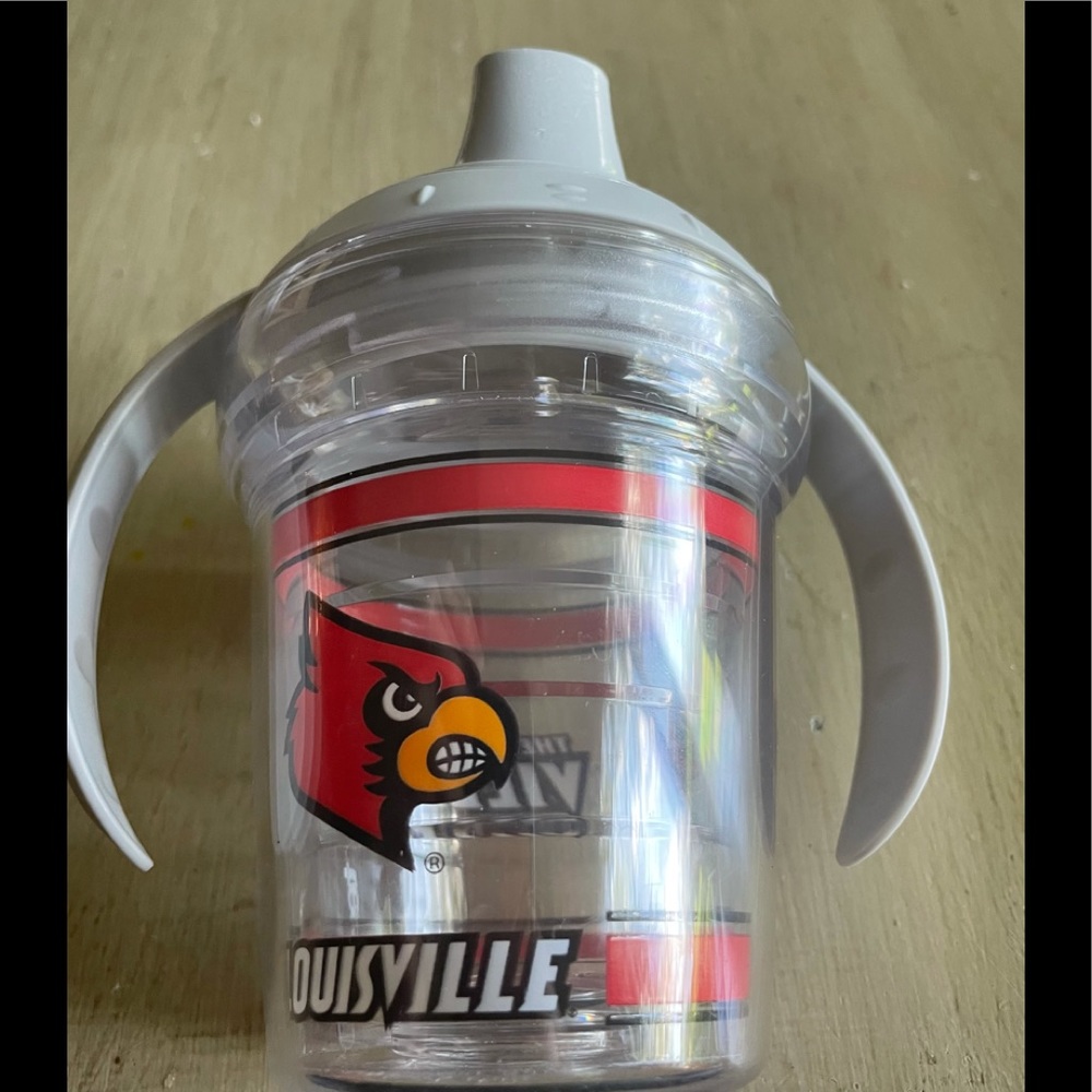 TERVIS My First Sippy Cup University Louisville Cardinals (the Vills) NCAA 6 oz